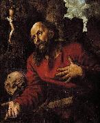 Jan van Hemessen St Jerome oil on canvas